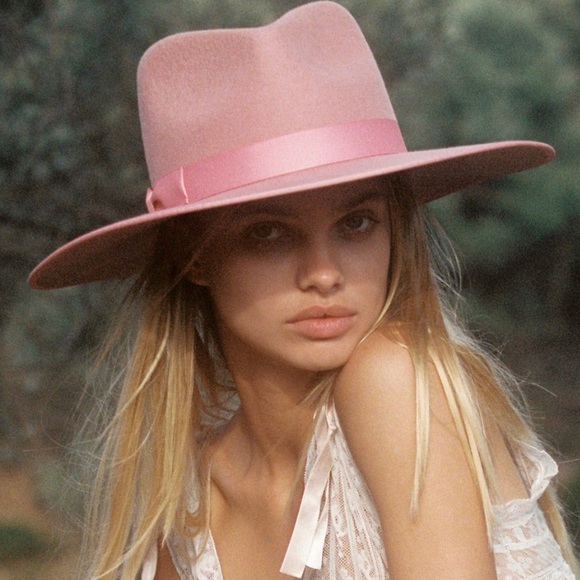 Salmon Fedora Hat - Picture 3 of 3